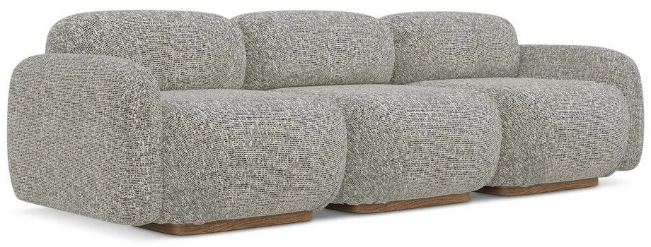 Szürke moduláris kanapé 270 cm Ailani – Makamii