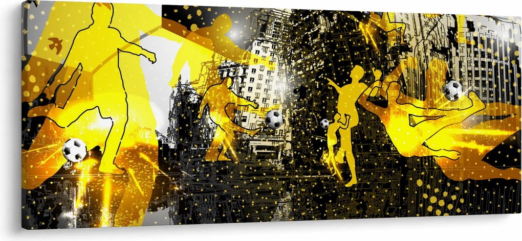 Kép - Foci a nagyvárosban (120x50 cm)