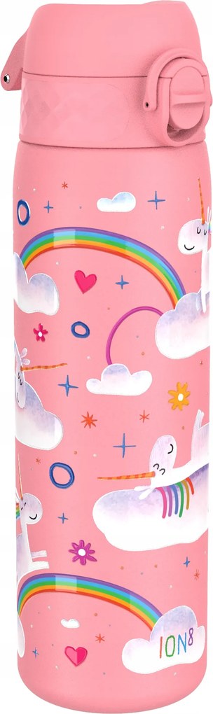 Termikus Kulacs Termosz Rózsaszín Unikornis Ló Unikornis Szivárvány ION8 0,5 L 500 ml