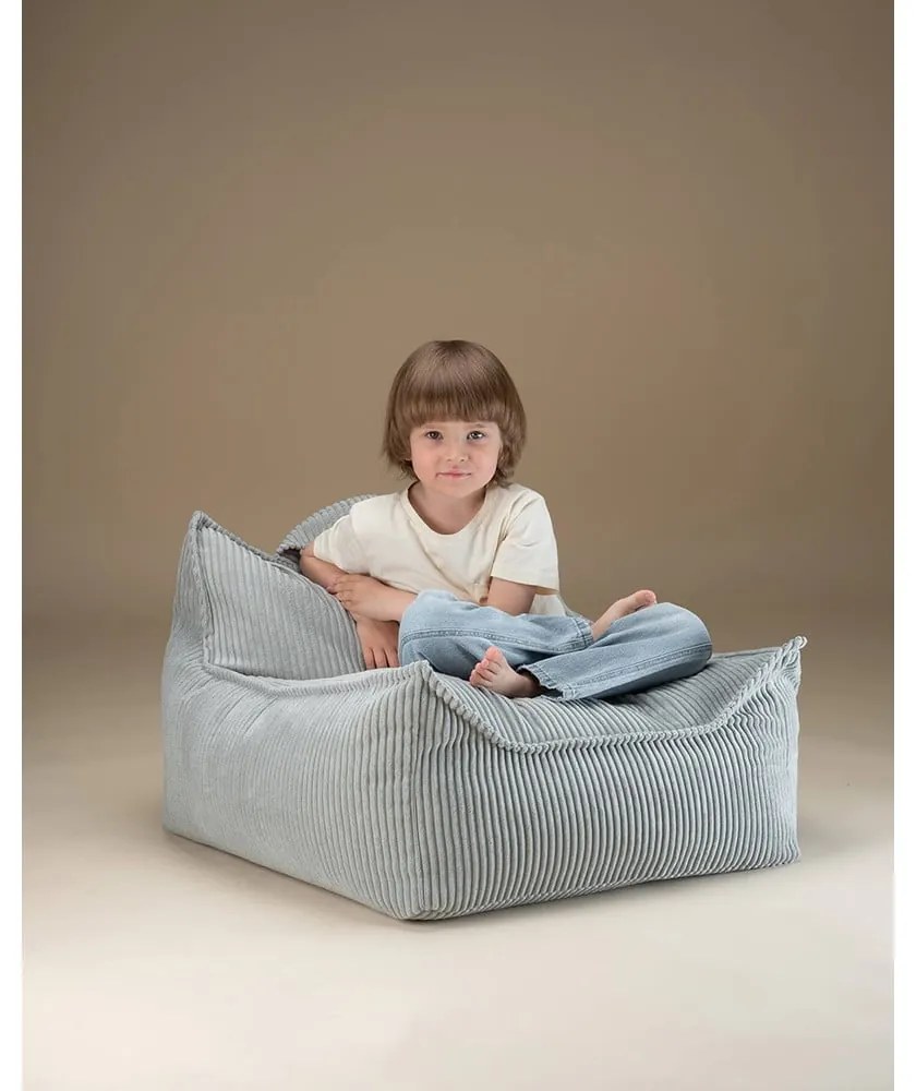 Mentazöld kordbársony gyerek babzsákfotel Chair – Wigiwama