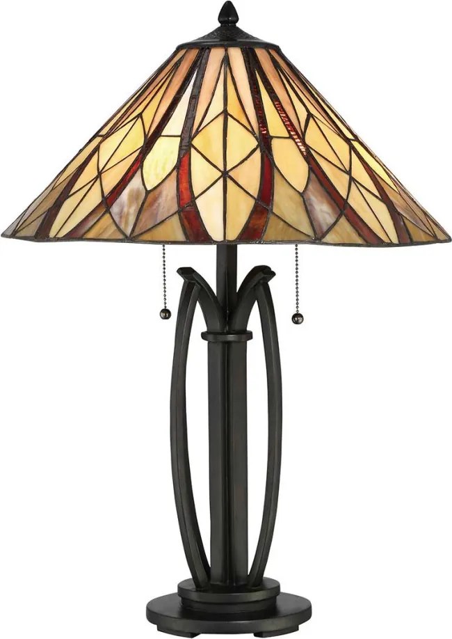 Elstead Lighting VICTORY & HOLMES QZ-VICTORY-TL Asztali lámpa 2x60W/E27