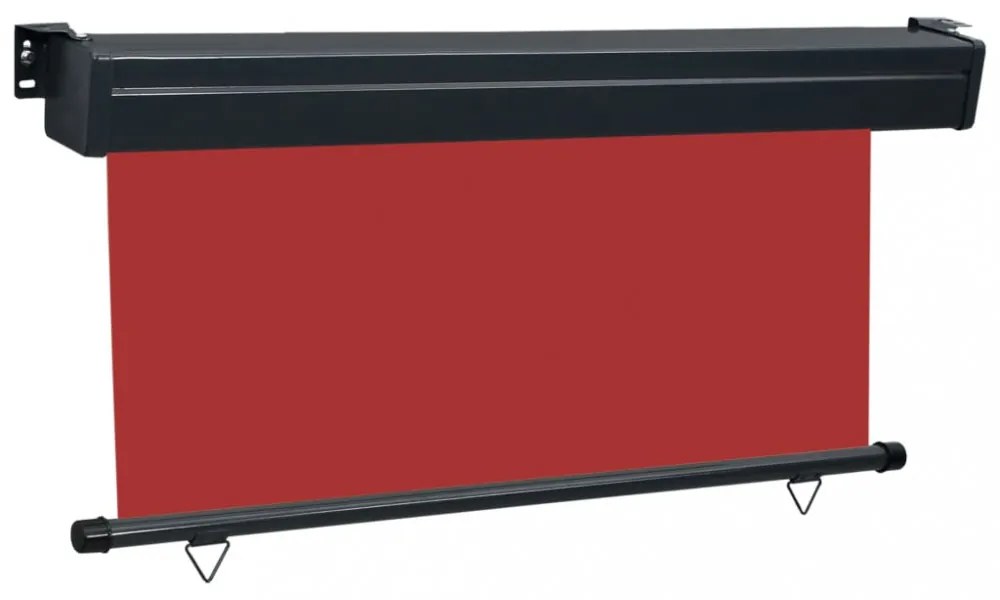 piros oldalsó terasznapellenző 175 x 250 cm