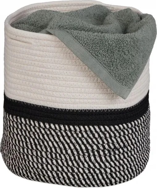 Pamut szennyestartó kosár fogantyúkkal kerek 28 x 28 Gr190
