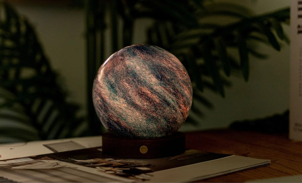 AstraGlass RGB lámpa, több változatban - Gingko variáns: Galaxy Breeze - nagy