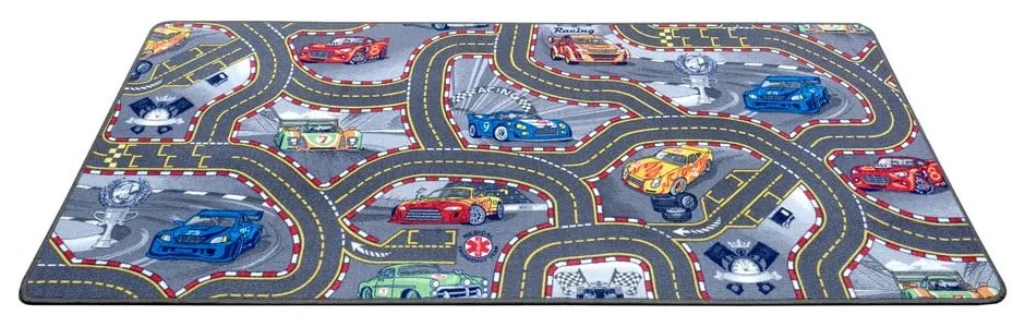 Play Race Track gyerek futószőnyeg, 90 x 200 cm - Hanse Home