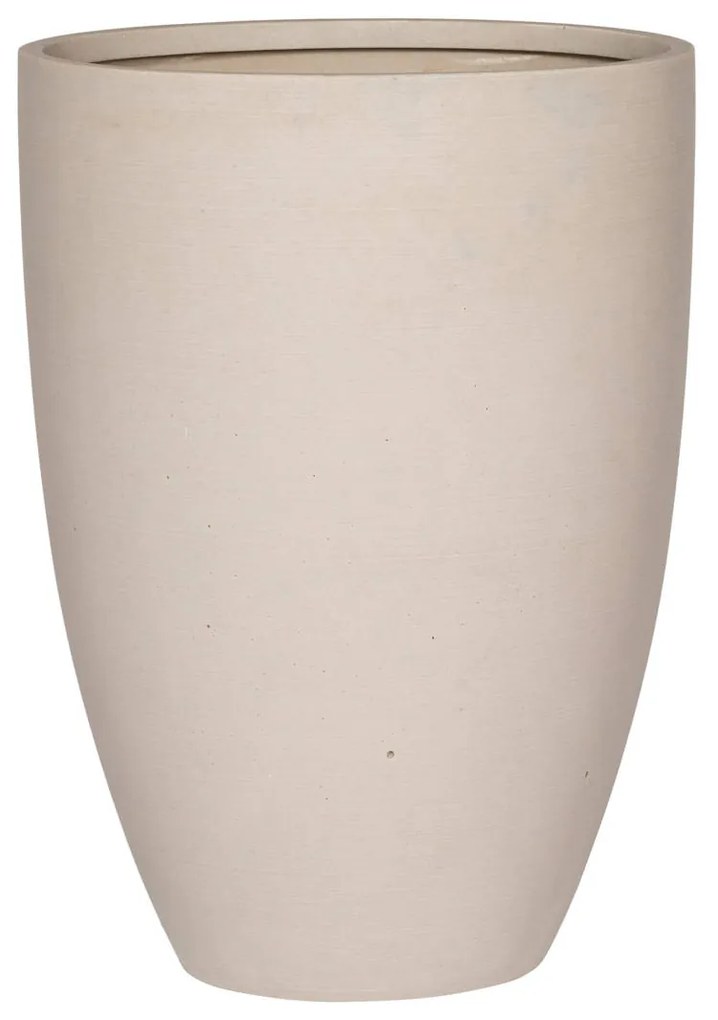 Pottery Pots Ben ültetőgép, natúr fehér szín, többféle méretben - PotteryPots méret: H - h 55 cm, ⌀ 40 cm