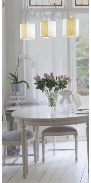 Eglo 43402 - Csillár zsinóron ARNHEM 3xE27/40W/230V