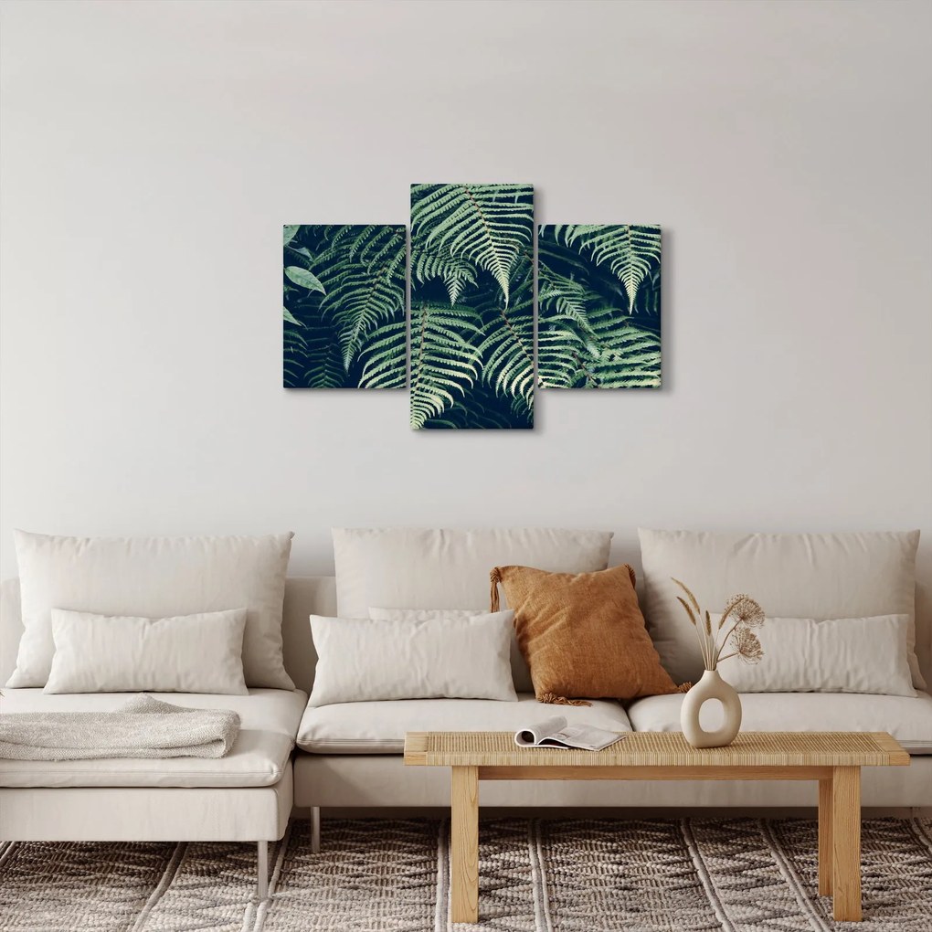 A páfrány levelek képe (90x60 cm)