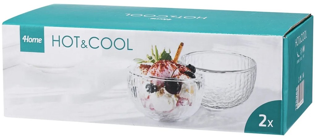 4Home Forge Hot&Cool hőálló tál 300 ml, 2 db