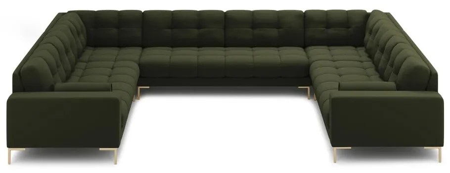 Zöld sarokkanapé (U alakú) Bali – Cosmopolitan Design