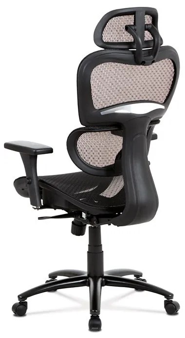 Fekete Hálós Irodai Szék, Szinkron Mechanikával. KA-A188 BK