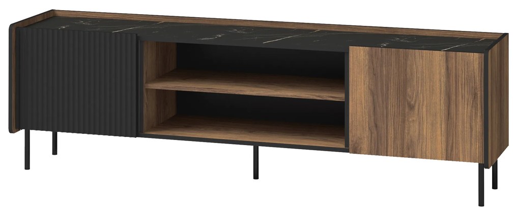 TV asztal Phelan P17 (warmia dió + fekete). 1062547