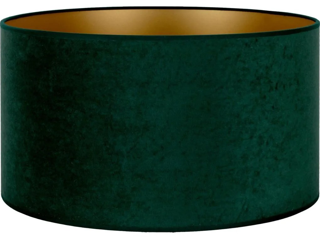 Duolla Duolla - Univerzális lámpaernyő VELVET E27 átm. 35 cm zöld/arany DU82474