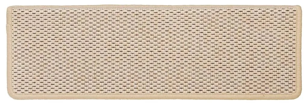 30 db Berber lépcsőszőnyegek öntapadós szizál kinézetű 65x21x4 cm