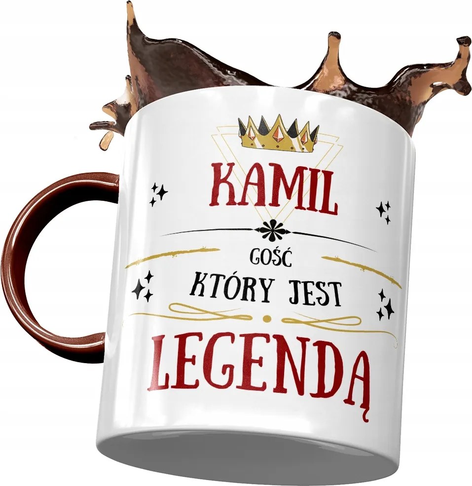 Bordó Bögre Kamilla Férj Kolléga Ajándék Nyomtatott Fotóval