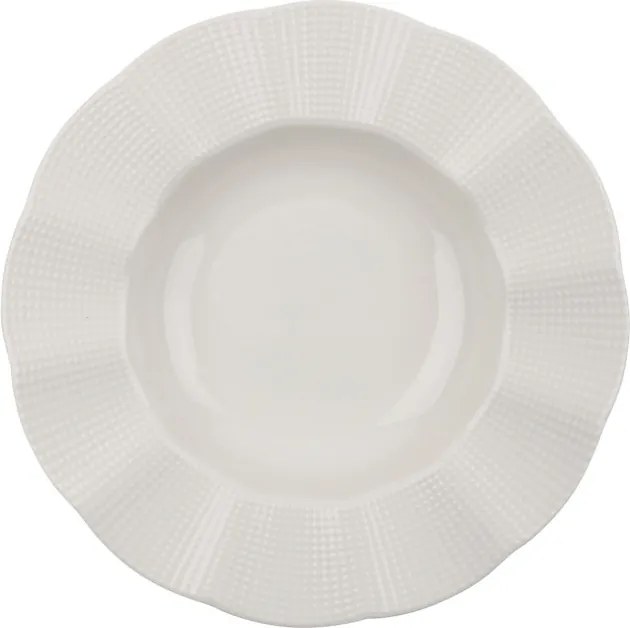 24 részes porcelán étkészlet krém