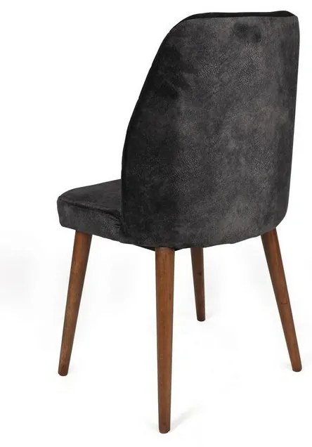 Dallas Anthracite and Walnut étkezőszék szett, 2db