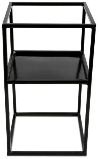 Virágállvány 40x24 cm fekete