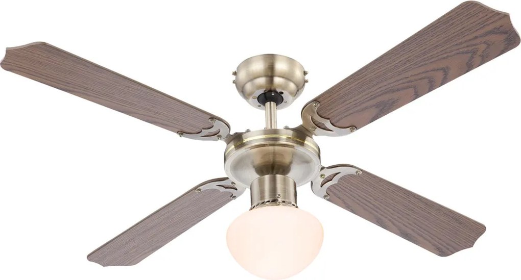 Ventilátoros Lámpa Bronz CHAMPION GLOBO-0309