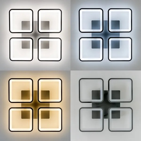 Brilagi - LED Dimmelhető felületre szerelhető csillár SQUARED LED/85W/230V 3000-6500K + távirányító