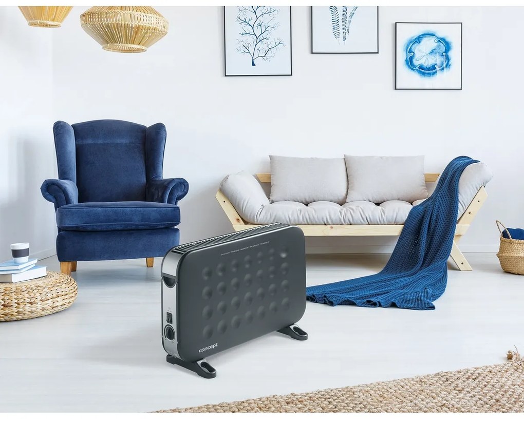 Concept KS3014bc konvektor, fekete