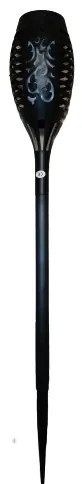 Napelemes Design LED lámpa láng effekttel 51 cm