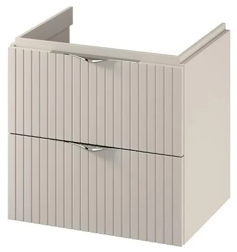 Cersanit S1015-005 - TIRSO függesztett fürdőszobai mosdó alatti szekrény 60x45 cm bézs