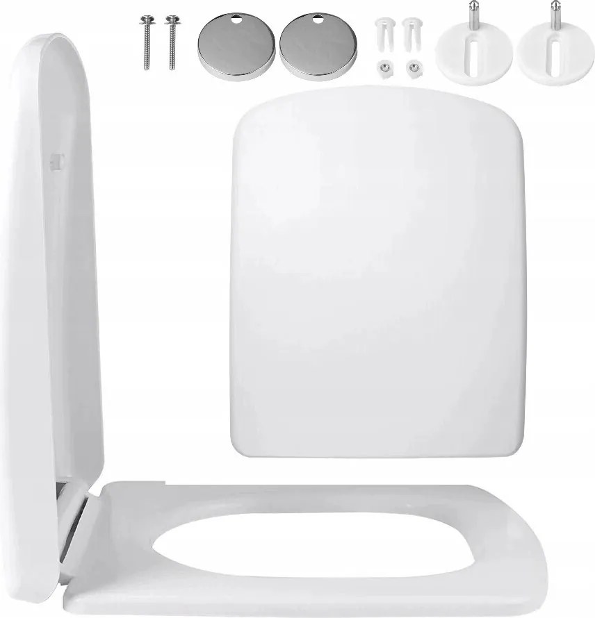 WC-ülőke WC-ülőke fedél Szabadonálló Téglalap Alakú 35X45 CM 2X