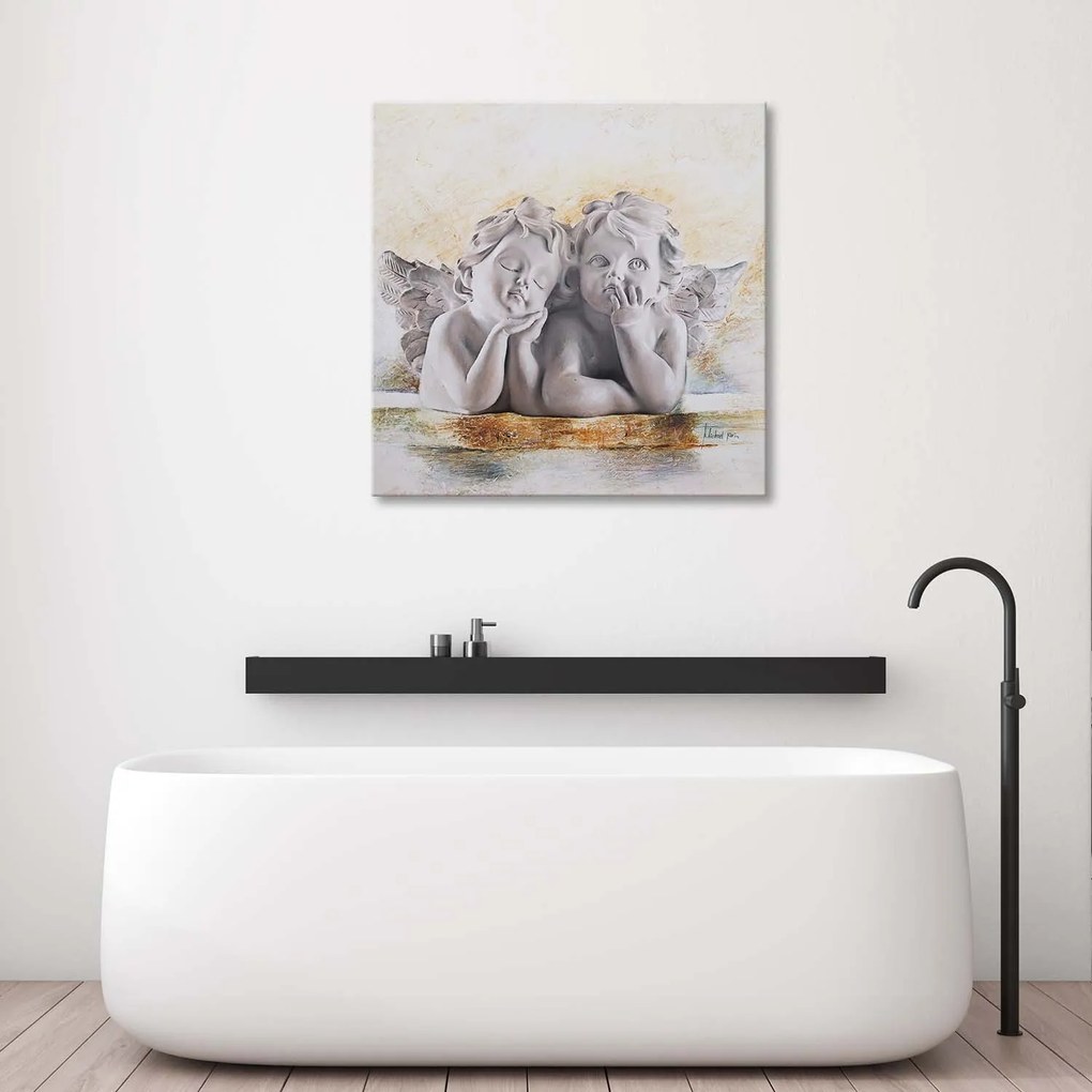 Gario Vászonkép Két fiatal angyal Méret: 60 x 60 cm