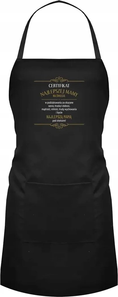 A világ legjobb anyukájának tanúsítványa Kötény Anyák Napjára Ajándék