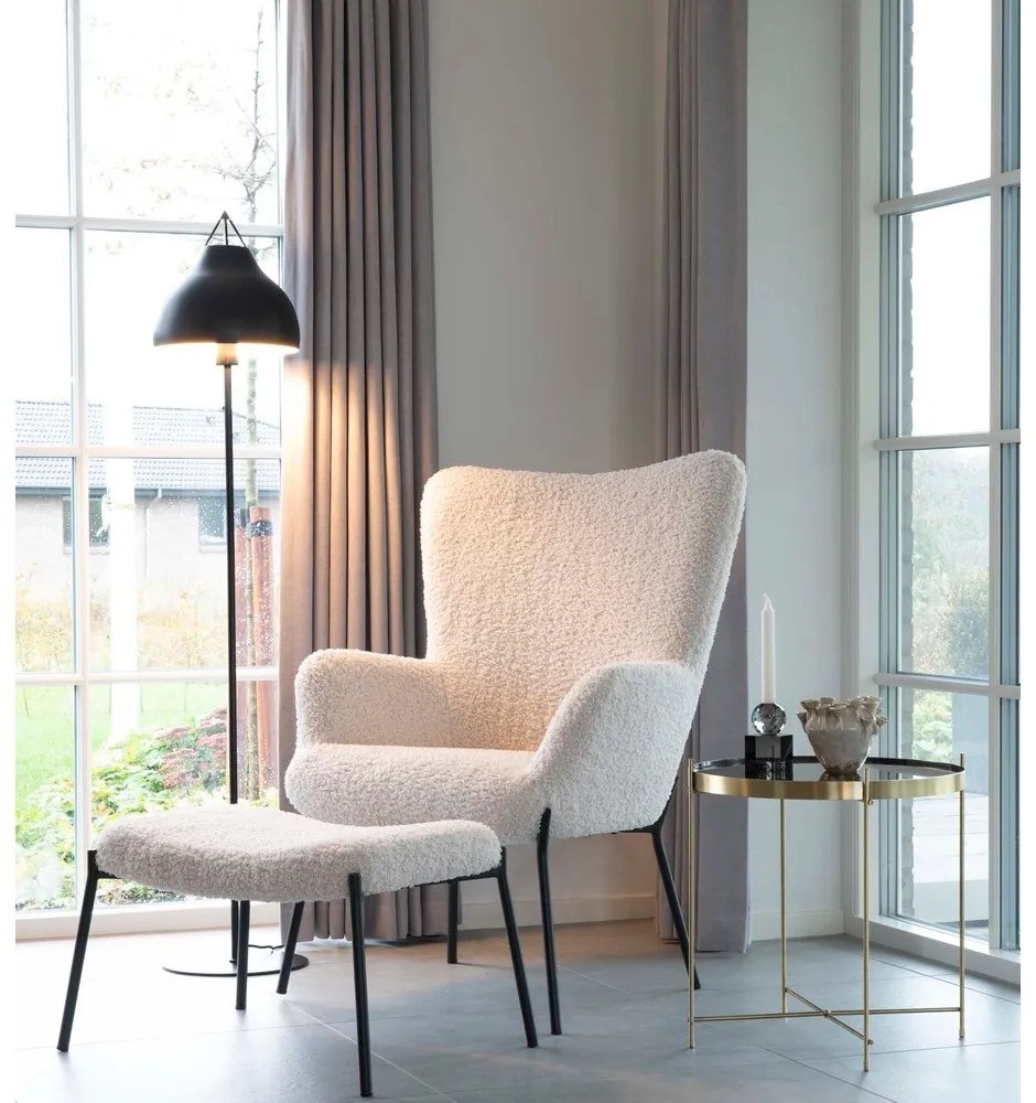 Kerek aranyszínű dohányzóasztal ø 48 cm Venezia - House Nordic
