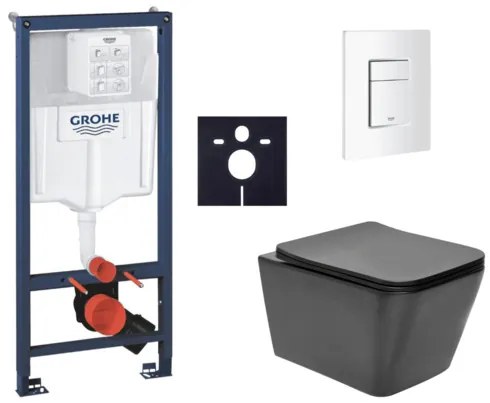 Fali WC szett SAT Infinitio előtétfalas szereléshez SIKOGRSIN12BSCSH0