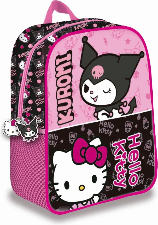 Hello Kitty & Kuromi 3D hátizsák, táska 30 cm