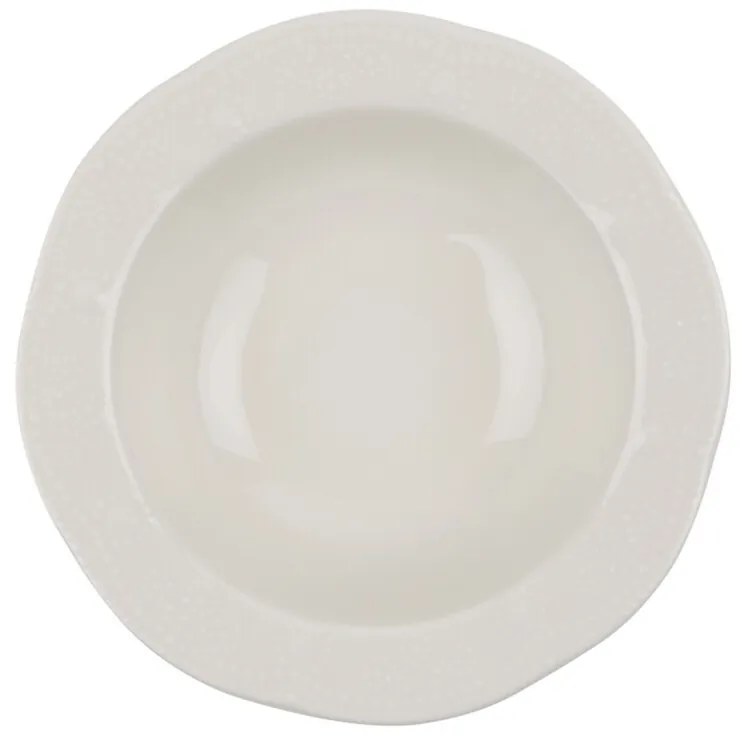 Kutahya Porselen 24 darabos Étkészlet, FLY24Y20014, porcelán, krémszín