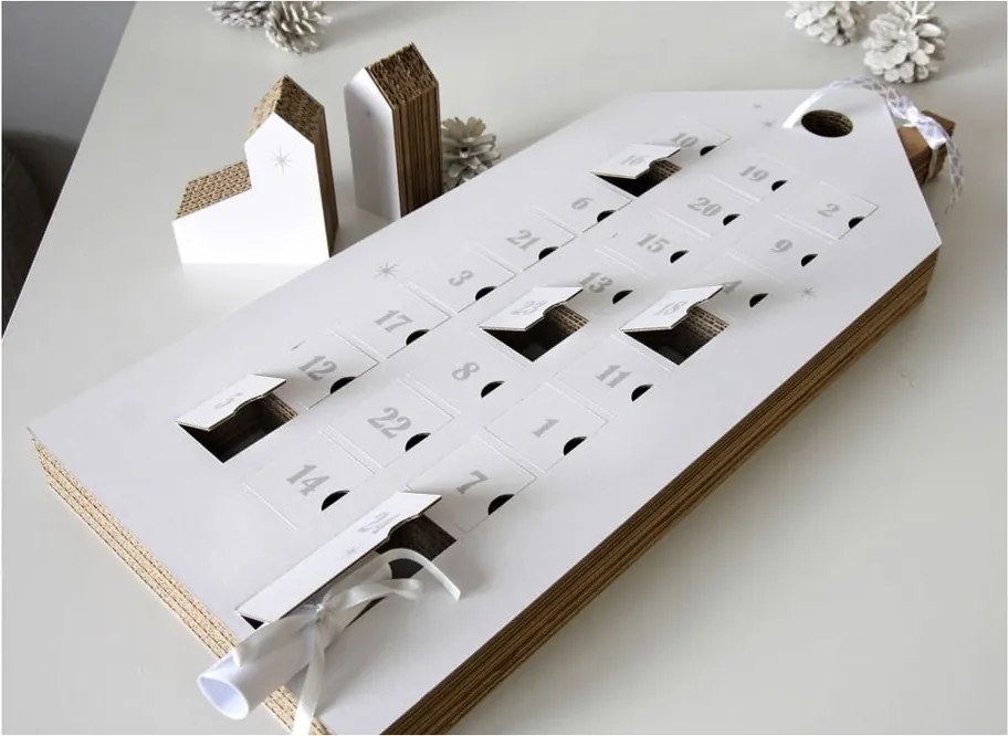 Adventi naptár ezüstszínű számokkal - Unlimited Design for kids