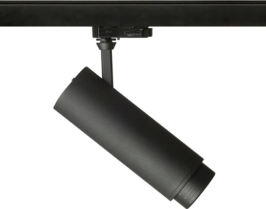 RENDL FOCUS 20 ZOOM DIMM háromáramkörös sínre fekete 230V LED 20W 10 60° 3000K 4000K 5000K