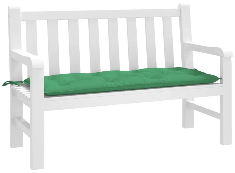 zöld oxford szövet kerti padpárna 120 x 50 x 7 cm