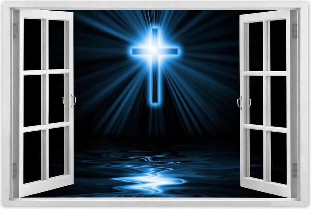 Poszterek 90x60 Kereszt Jézus Mennyország