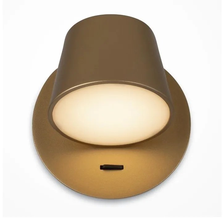 Maytoni MOD421WL-L6BS3K - LED fali lámpa PIXEL LED/7W/230V 3000K arany