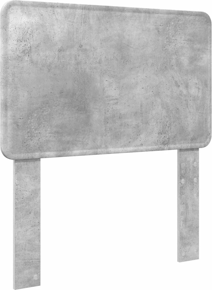 vidaXL Fejtámla Beton Szürke 75 cm Faanyag