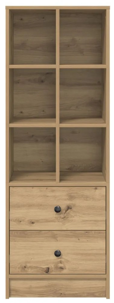 Magasfiú fiókkal kézműves tölgy 45.5 x 34 x 127 cm Faanyag