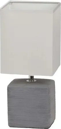 Rabaluxéjjeli lámpa e14 40w szürke orlando