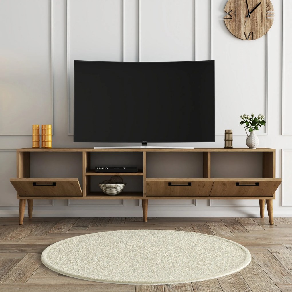 TV asztal/szekrény Essex 1 (tölgy). Akció -22%. 1073461