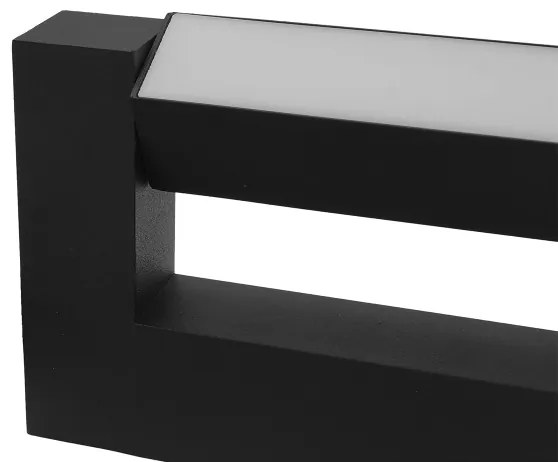 LED Kültéri fali lámpa 2xLED/16W/230V IP54 90 cm fekete