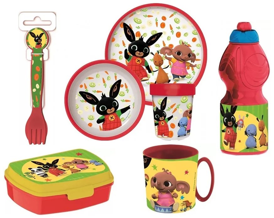 Bing étkészlet szett 7 db-os (Team)