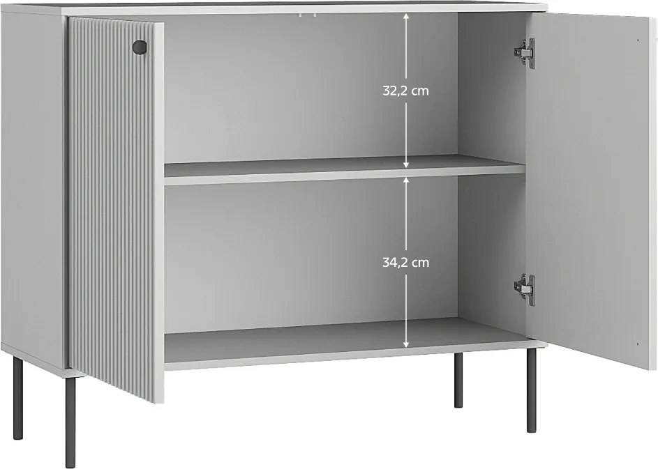 ARIS 2D szekrény, szürke