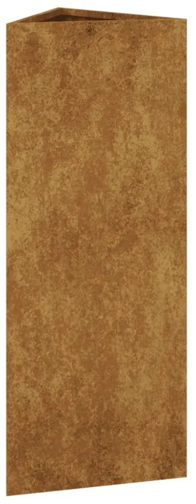 corten acél növénytartó 30x26x75 cm