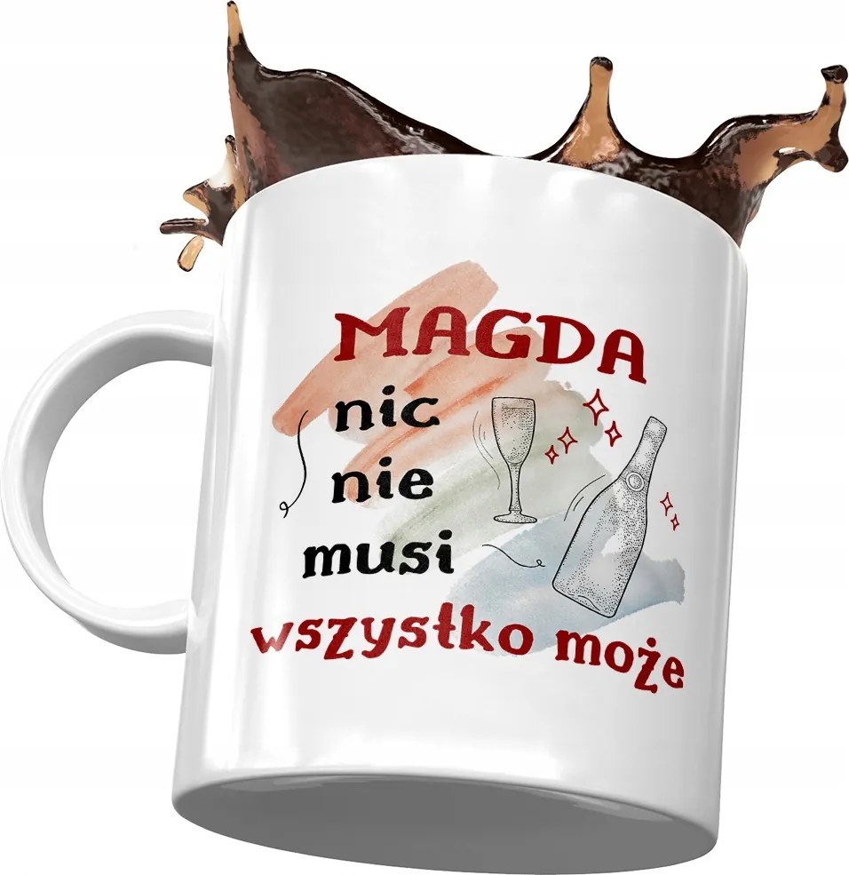 Bögre Magdolna Magda Feleség Barátnő Ajándék Nyomtatott Fotóval