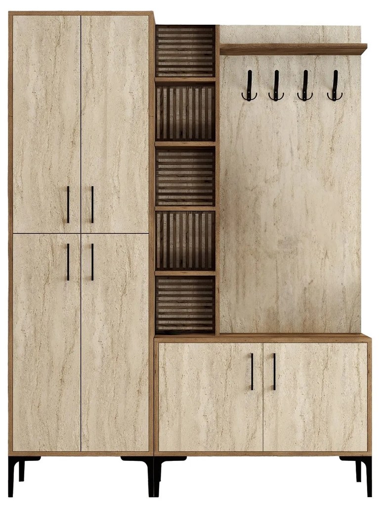 Előszobafal Viyana Da - Diós, Travertine