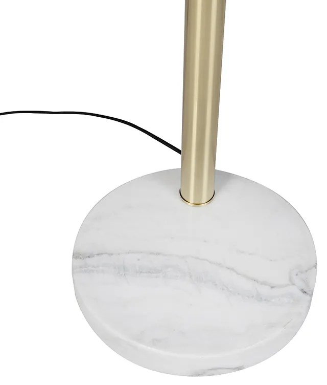 Art Deco állólámpa arany 5-lámpás - Sixties Marmo